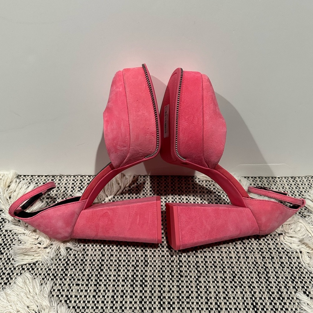 Gianni Bini Otten Suede Ankle Strap Platform Pumps - Picture 8 of 11